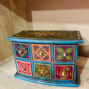 6 Drawer Jeweller/Storage Box - Horizontal