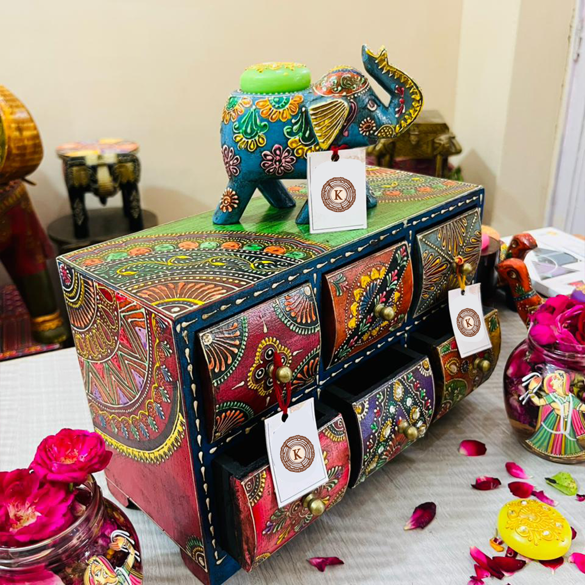 6 Drawer Jeweller/Storage Box – Horizontal