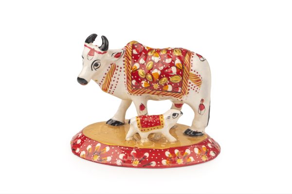 Meenakari Cow & Calf