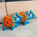 Elephant Up Tusk Light Blue