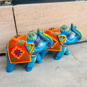 Elephant Up Tusk Light Blue