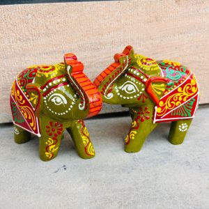 Elephant Up Tusk Olive Green