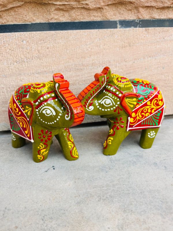Elephant Up Tusk Olive Green
