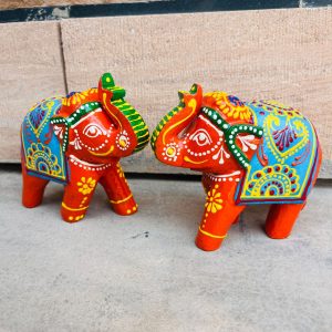 Elephant Up Tusk Orange