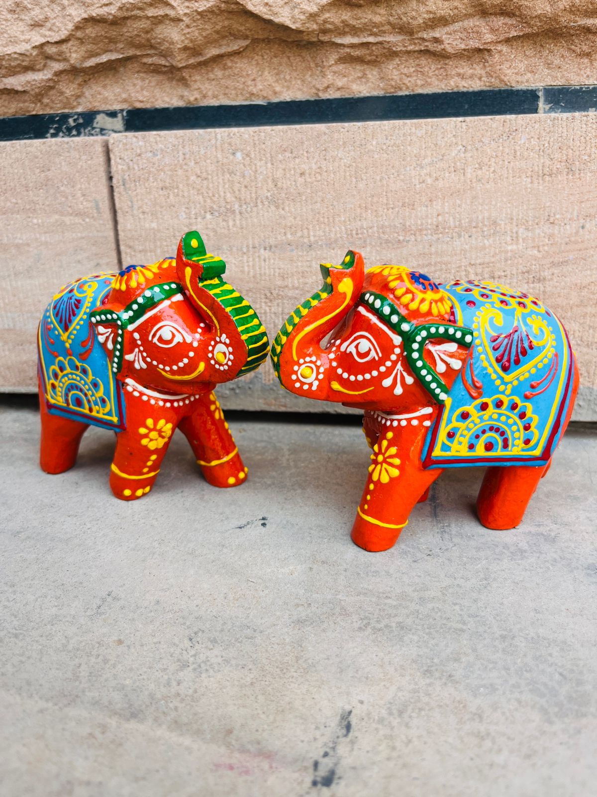 Elephant Up Tusk Orange