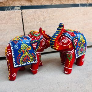 Elephant Up Tusk Red
