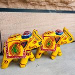 Elephant Up Tusk Yellow