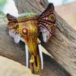 Wall Hanging Elephants Olive – Mastard