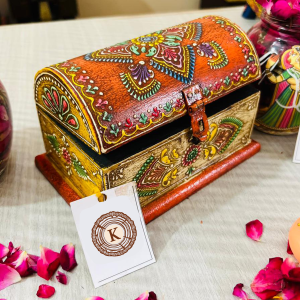 Storage Box - Half Round -Orange