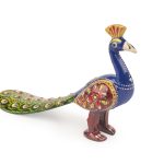 Meenakari peacock