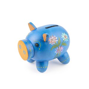 Piggy Bank Blue