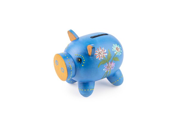 Piggy Bank Blue