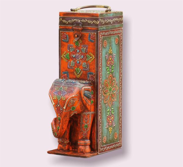 Wine Box Orange Blue